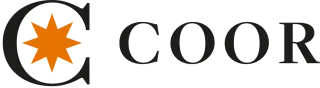 Coop logo med orange stjerne i C