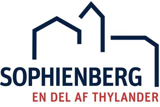 Sophienberg logo med stiliserede hustage